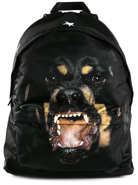 givenchy rottweiler print backpack|Givenchy rottweiler.